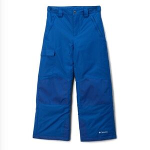 COLUMBIA Kid's Bugaboo III Pant Unisex Large Blue Waterproof Outgrown Snow